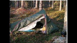 Testing a new tent in Nuuksio National Park, Finland, 08.-09.05.21