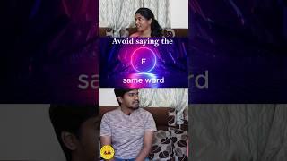 Avoid saying the same 'F' word | BWT | Biscuitswithtea #tamil #shorts #games #words