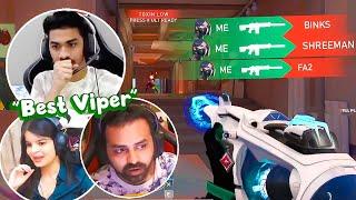 My Viper Outplays shocked S8UL ( EPIC REACTIONS ) ft.@8bitBinks69 @soulregaltos9810 @KrutikaPlays