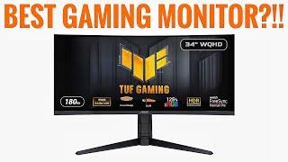 ASUS TUF 34" GAMING (180hz 1ms) Curved Monitor [1440p 1500R] VG34VQL3A Full Review 