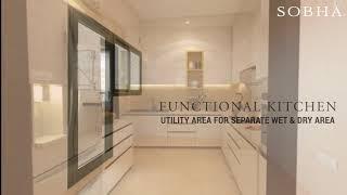 SOBHA City 3 Bedroom + Home Office Apartment With Furnishing Ideas