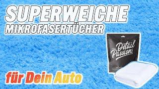 Superweiche Mikrofasertücher fürs Auto: Detail Passion Poliertücher und Trockentücher aus Südkorea