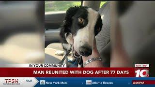 ‘We got her, she’s not getting out’: Amarillo man reunited with missing dog after 77 days