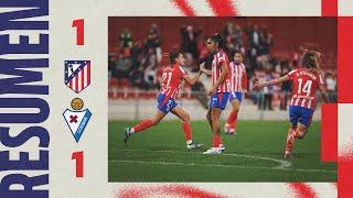 HIGHLIGHTS | Atlético de Madrid Femenino 1-1 Eibar | Liga F 24/25 - Jornada 11