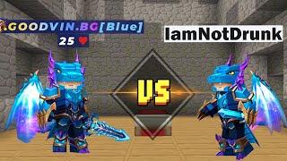 GOODVIN BG VS IAMNOTDRUNK in blockman go bed wars  FUNNY MOMENTS