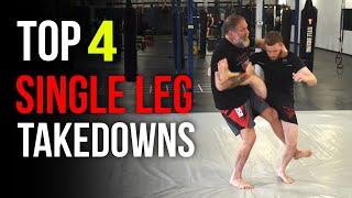 Top 4 (easiest) Single Leg Takedown Finishes for Jiu-Jitsu & MMA