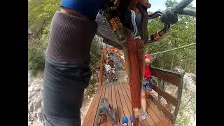 Cetina river zipline, Croatia