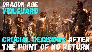 Understanding The CRUCIAL DECISIONS After The POINT OF NO RETURN in Dragon Age The Veilguard!