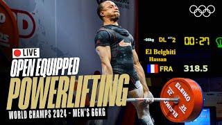   LIVE Powerlifting | Men's 66kg | World Open Equipped Championships