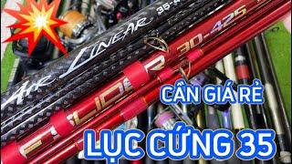 VIDEO 183  XẢ KHO LÔ CẦN LỤC - GIÁ SIÊU RẺ TỪ 99K - LỤC 425 CỨNG 35 