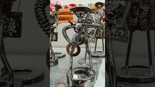 Metal Art Sculptures | Nuts & Bolts Sculpture | Recycled Metal Crafts | Metal Art Decor | Home Decor