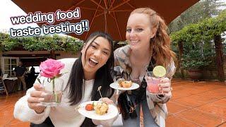 WEDDING TASTE TESTING!! Wedding Planning With My BFF!