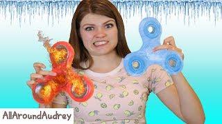 FIRE AND ICE FIDGET SPINNER! / AllAroundAudrey