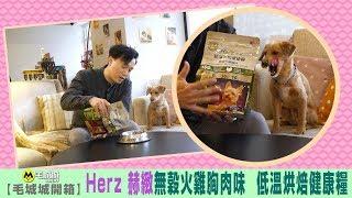 【毛城城開箱】Herz 赫緻無穀火雞胸肉味  低溫烘焙健康糧