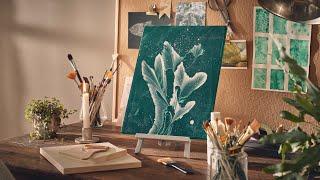 Create art with pouring paint - DIY by Søstrene Grene