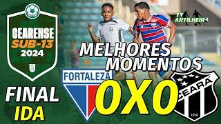 [Cearense S13 '24] Final | Ida | Fortaleza 0 X 0 Ceará | Melhores Momentos | TV ARTILHEIRO