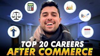 20 HIGHEST PAID career options after studying COMMERCE | Future after COMMERCE