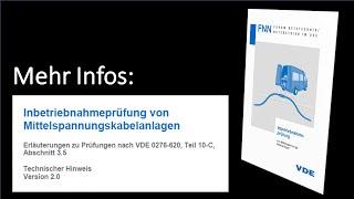 VLF-Kabelprüfung mit begleitender TE-Messung (Laborübung zum Modul ME120-HPMT an der FH Kiel)