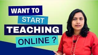 How to START Teaching ONLINE in 2023