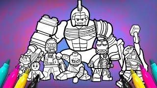 Avengers infinitywar Coloring Page | LEGO Superheroes 2 Coloring