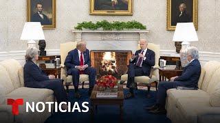 Así fue el encuentro de Trump y Biden en la Casa Blanca | Noticias Telemundo