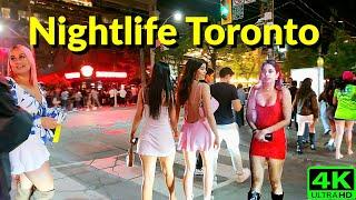 【4K】TORONTO AFTER DARK, WHAT'S GOING ON! | TORONTO NIGHTLIFE