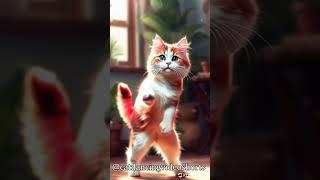 This Cat’s Got the Moves Like Meow-ger!  #Shorts