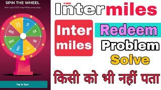 Intermiles redeeming problem solution || InterMiles redeem kaise kare|| how to redeem intermiles