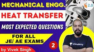 Heat Transfer | Most Expected Questions | L 2 | Mech. Engg. | All JE/AE Exams | Vivek Singh