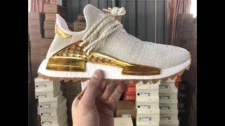 God Pharrell X Adidas NMD HU F&F Edition“HAPPY” Gold From EveryonesYeezy ru