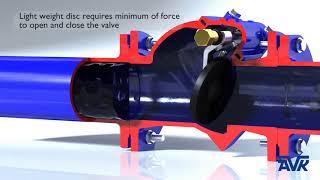 Swing check valve animation from AVK