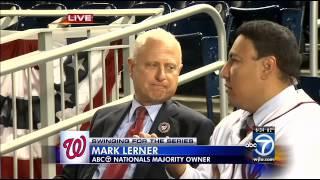 ABC 7's John Gonzalez chats with Nationals owner Mark Lerner