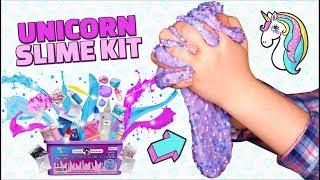 KIT DE SLIME LICORNE Testé ! Fabrique Tes propres Slimes Magiques et Mélange-les Tous Ensemble