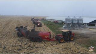 Hog Manure Application | Nuhn Quad Tankers pulled by Versatile 4WD Tractors