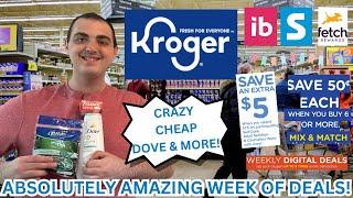 ABSOLUTELY AMAZING WEEK OF KROGER COUPONING DEALS! ~ CRAZY CHEAP DOVE / MEGA EVENT / MORE ~ 07/17/24