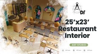 25x23 Restaurant Interior Design -A Village Cafe | ADF Studio