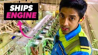 6 Hours with MARINE ENGINEERS On Ship in 15 minutes!