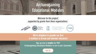 What is an Archaeogaming Education Module?