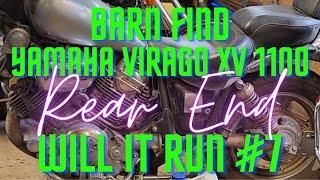 BARN FIND, YAMAHA VIRAGO / WILL IT RUN Video #7 Rear End