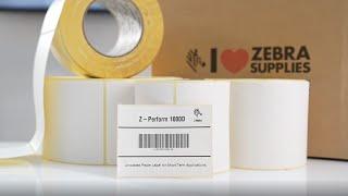 Label Material | Zebra's Z-Perform Versatility | Zebra