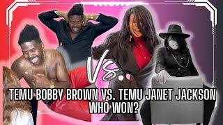 TEMU JANET JACKSON Vs. TEMU BOBBY BROWN  Who won? #verzuz