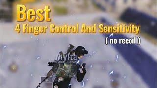 Best 4 Finger Control and Sensitivity | PUBG Mobile Tes Kontrol Gaming