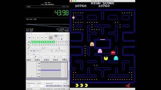 OLD WR Pac-man 10k speedrun [43:88] with odd orange ghost glitch