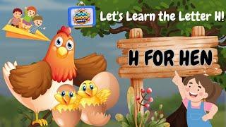 H for Hen - Alphabet Learning with Choko Choko Kids TV | Fun Phonics & Words with H