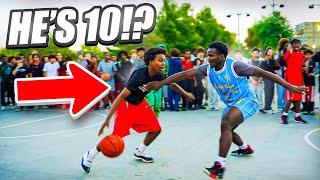 THIS 10 YEAR OLD PULLED UP TO THE PARK AND DESTROYED EVERYONE!