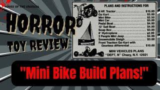 HORROR TOY REVIEW: "Mini Bike Build Plans!" Comic Book DIY Nostalgia Lives On! #HouseOfTheUnusual®