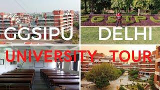 Guru Gobind Singh Indraprastha University , Dwarka, New Delhi Tour- Main Campus Tour #ggsipucollege