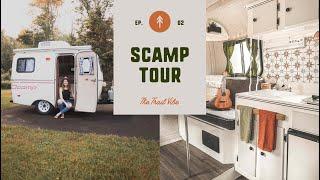 CAMPER TOUR - Renovated Scamp 13' ready for Camper Life!