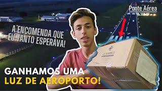 Como é as LUZES DO BALIZAMENTO NOTURNO de um Aeroporto?