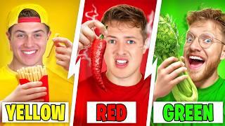 Eating Only ONE COLOR FOOD For 24 HOURS (Cruise Edition)